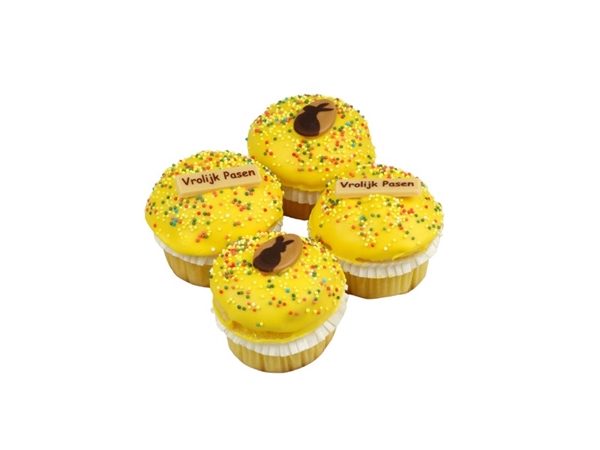 Paas cakejes klein 4 stuks