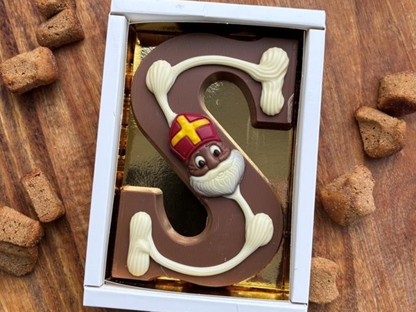 Chocolade letter groot