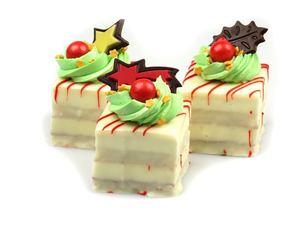 Kerst Petit Four 4 stuks